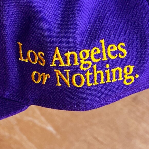 MITCHELL & NESS LOS ANGELES DODGERS MY CITY PRO PINCH SNAPBACK HAT Purple NWT - Picture 4 of 6